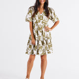 Bacardi Dress - Geo Floral