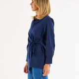 Zuric Wrap Shirt - Navy