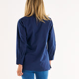 Zuric Wrap Shirt - Navy