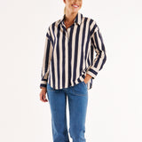 Stripe Shirt - Navy Stripe