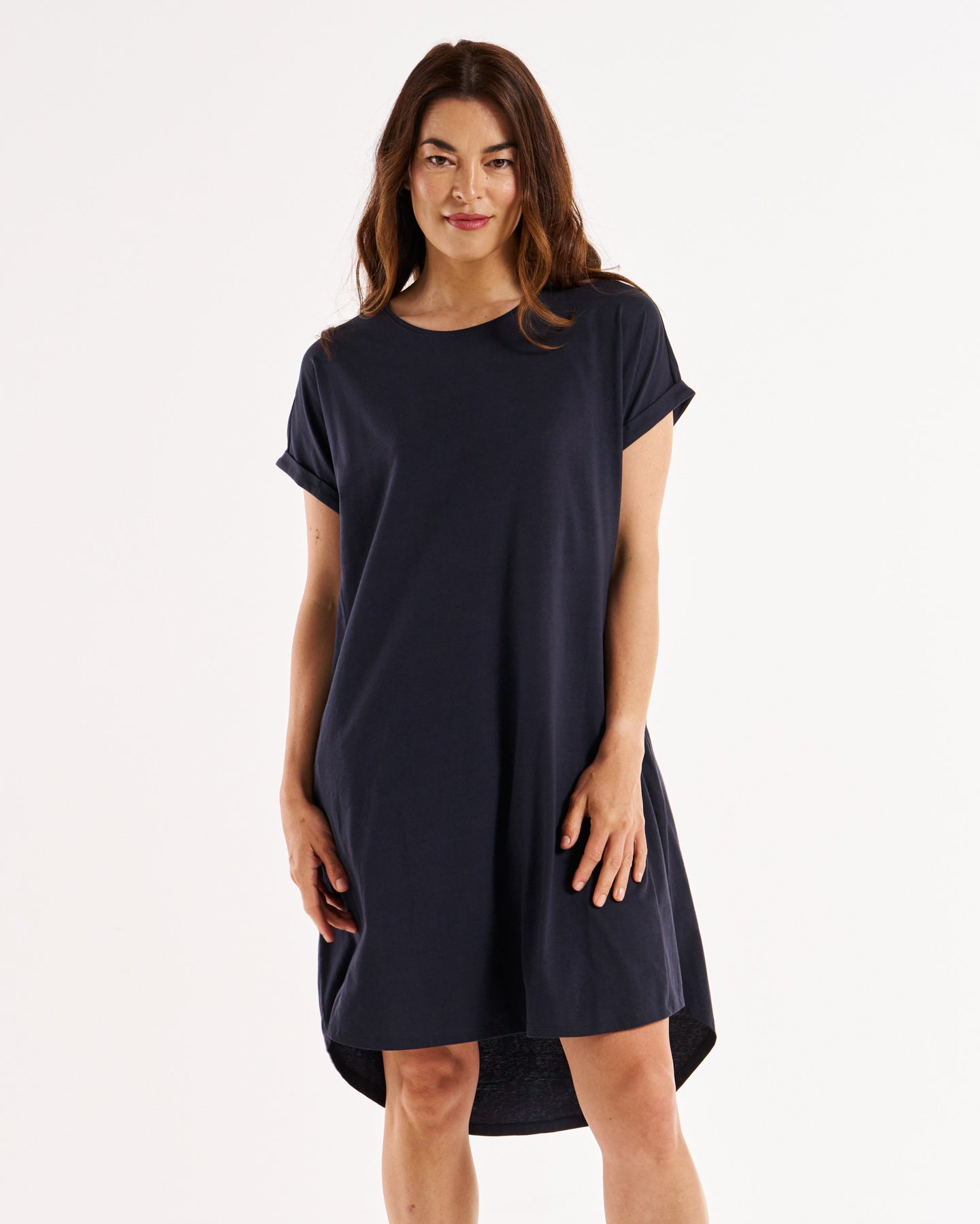 Maxine T-Shirt Dress - Coal