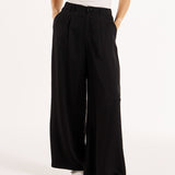 Venus Satin Pant - Black