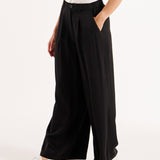 Venus Satin Pant - Black