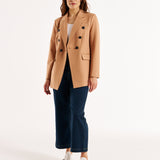 Kaisley Blazer - Tan