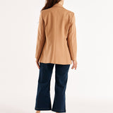 Kaisley Blazer - Tan