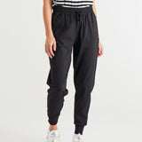 Cara High Rise Stretchy Travel Jogger - Black