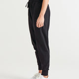 Cara High Rise Stretchy Travel Jogger - Black