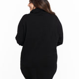 Maison Roll Neck Knit Jumper - Black