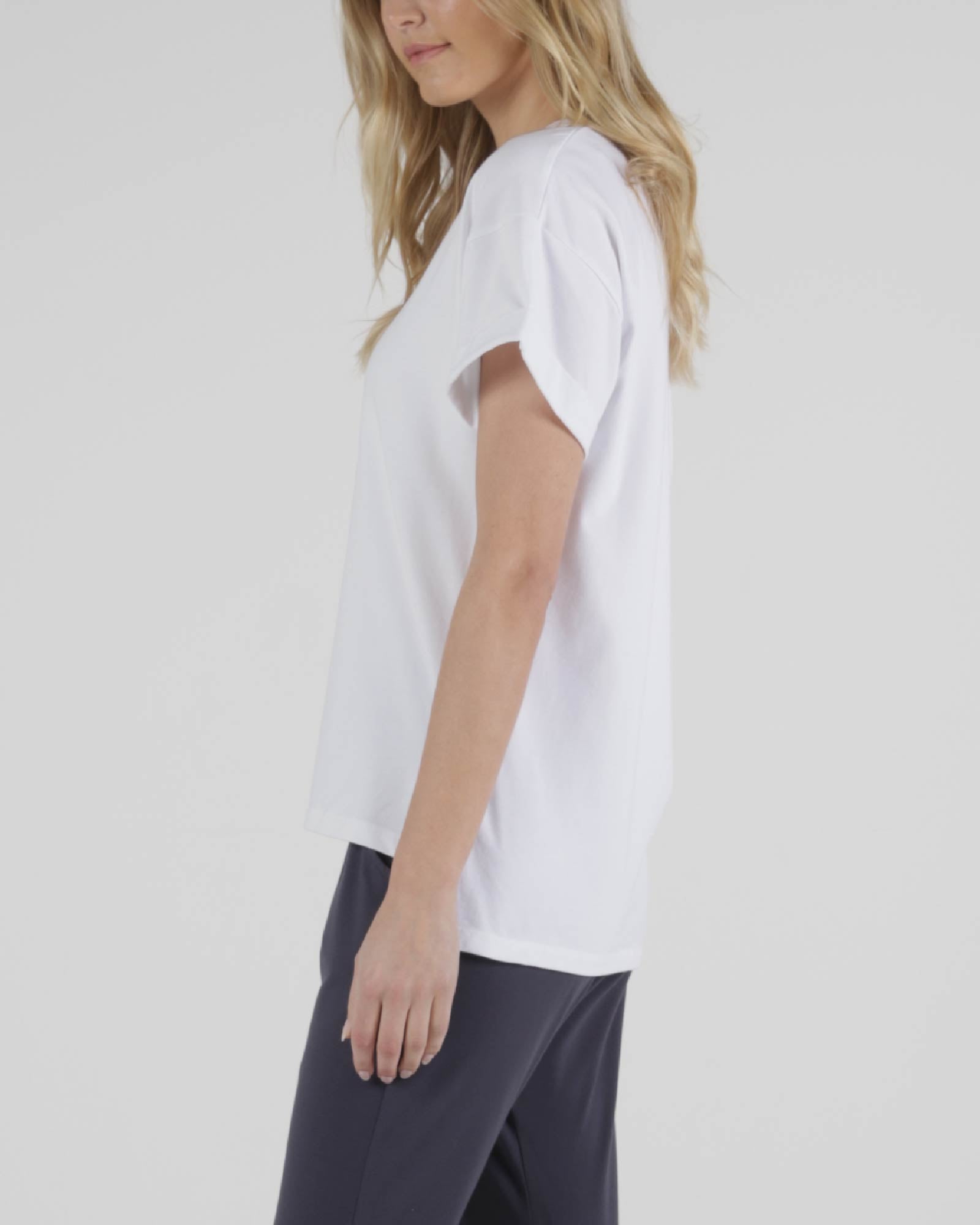 Boxy Tee - White