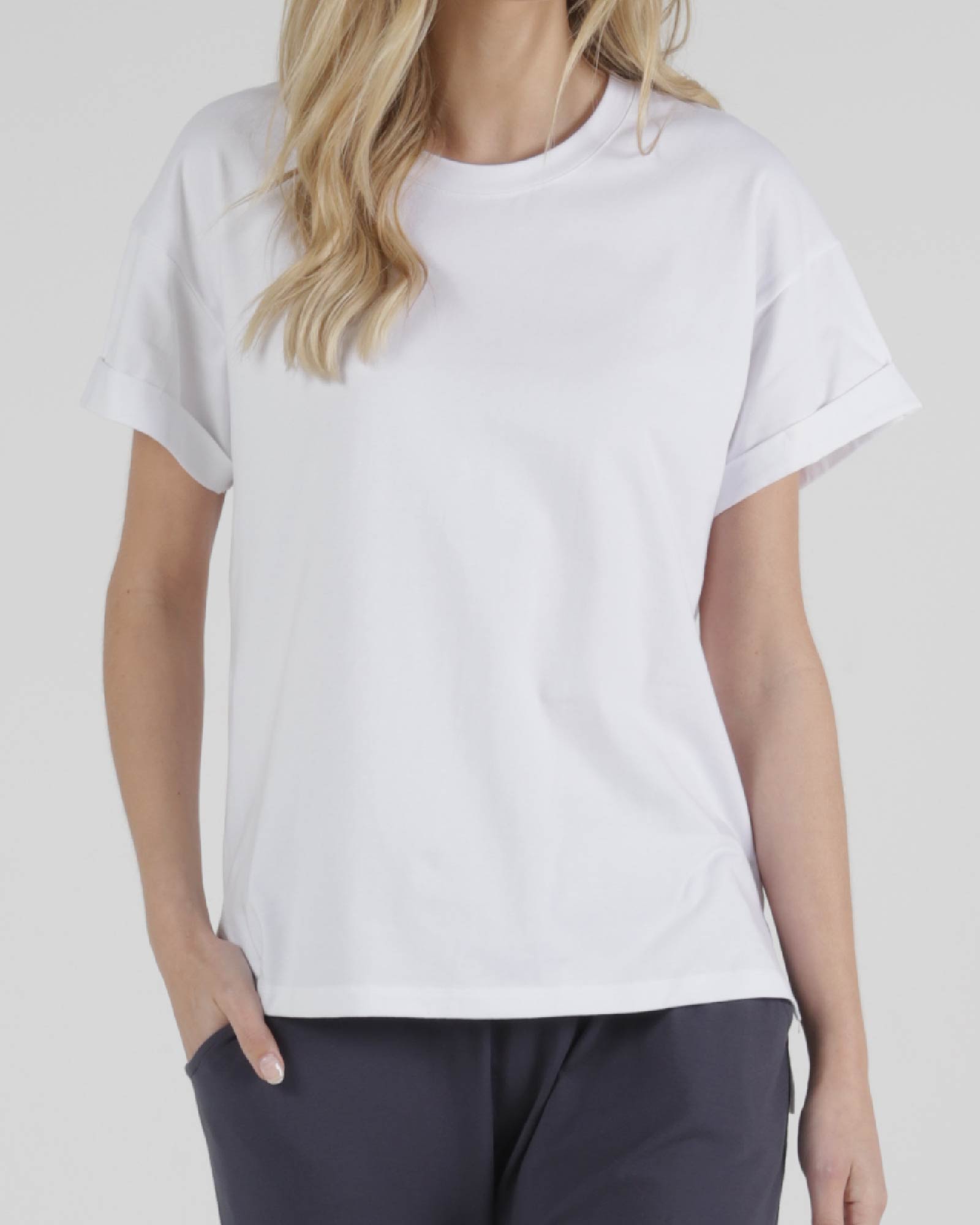 Boxy Tee - White