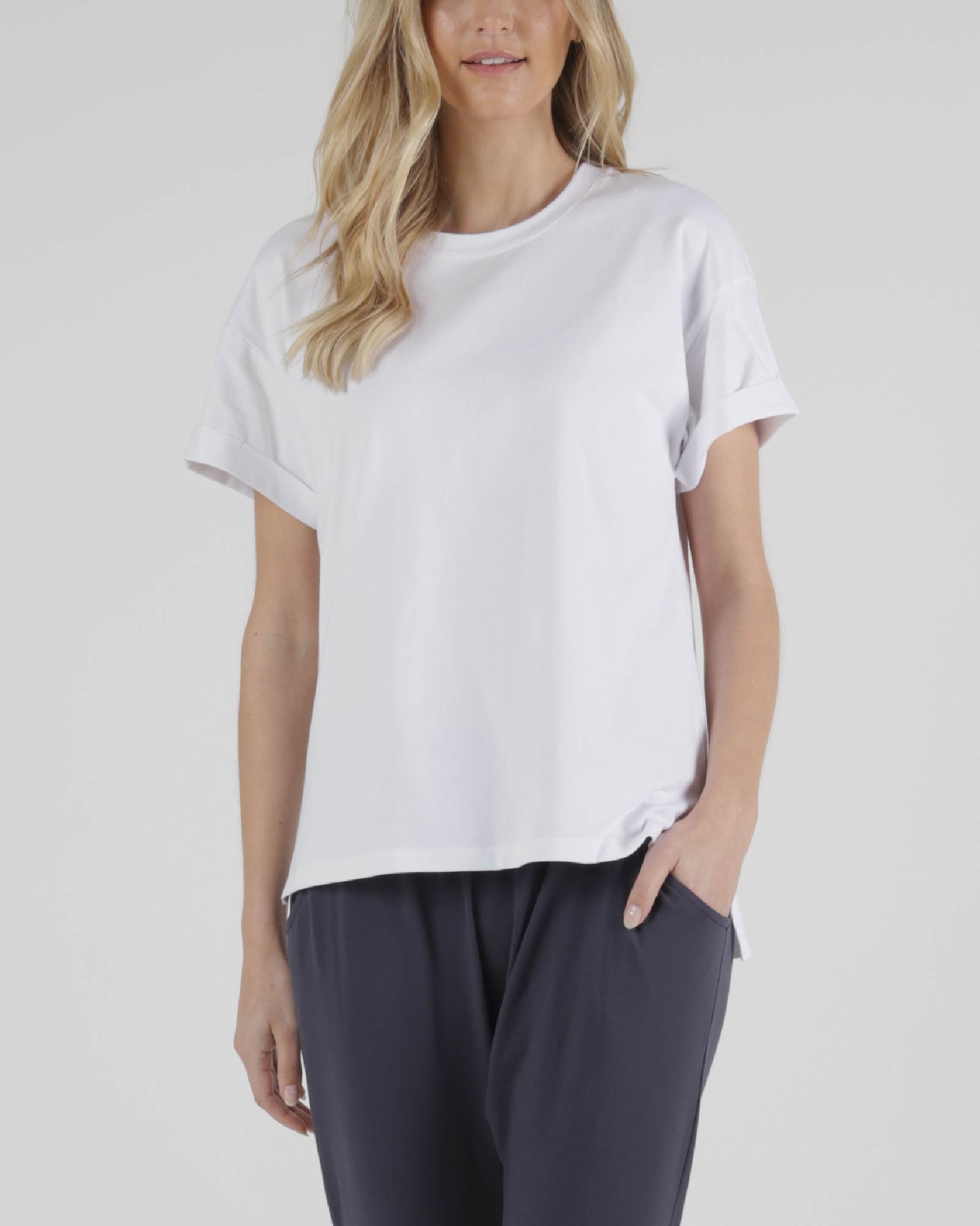 Boxy Tee - White