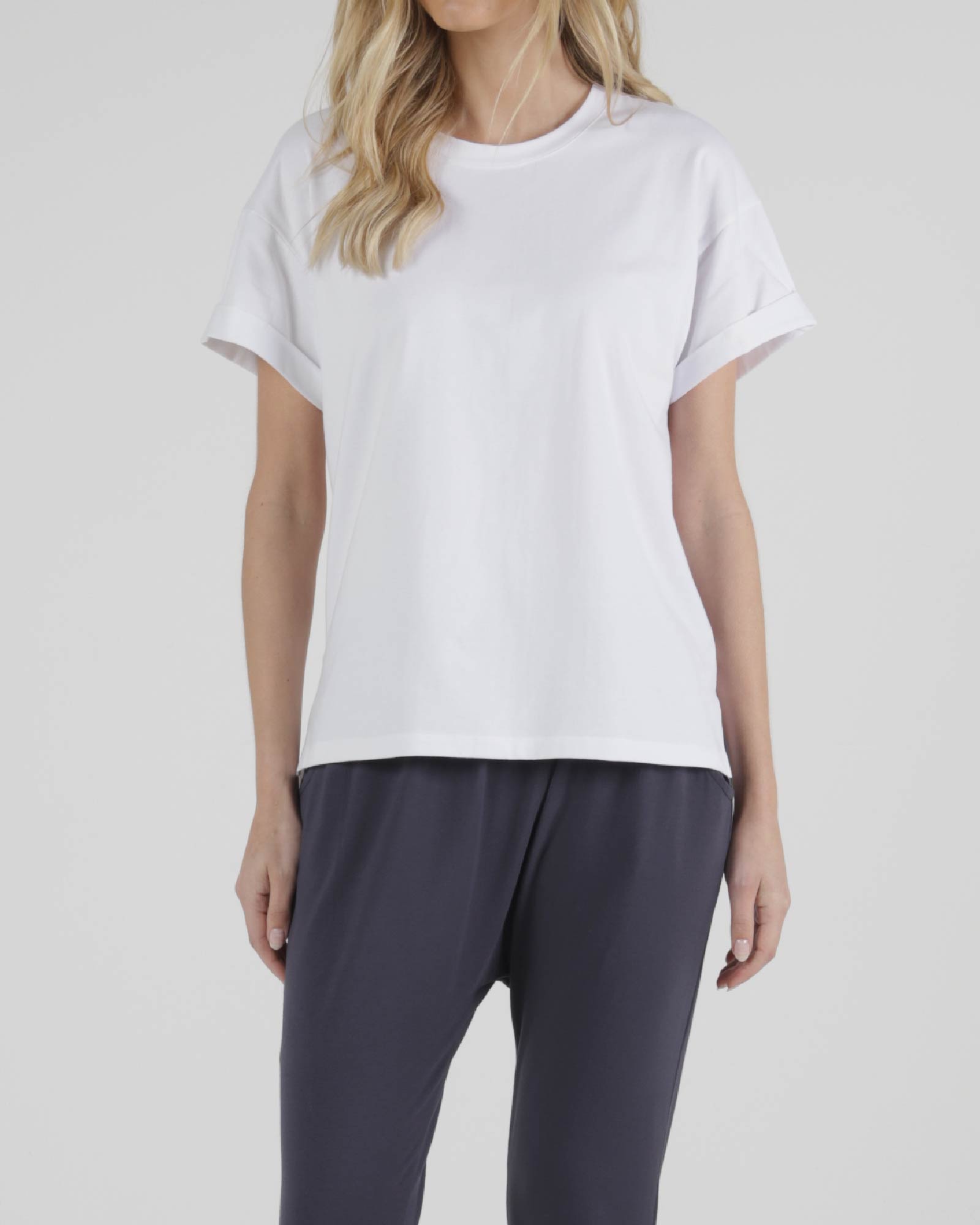 Boxy Tee - White